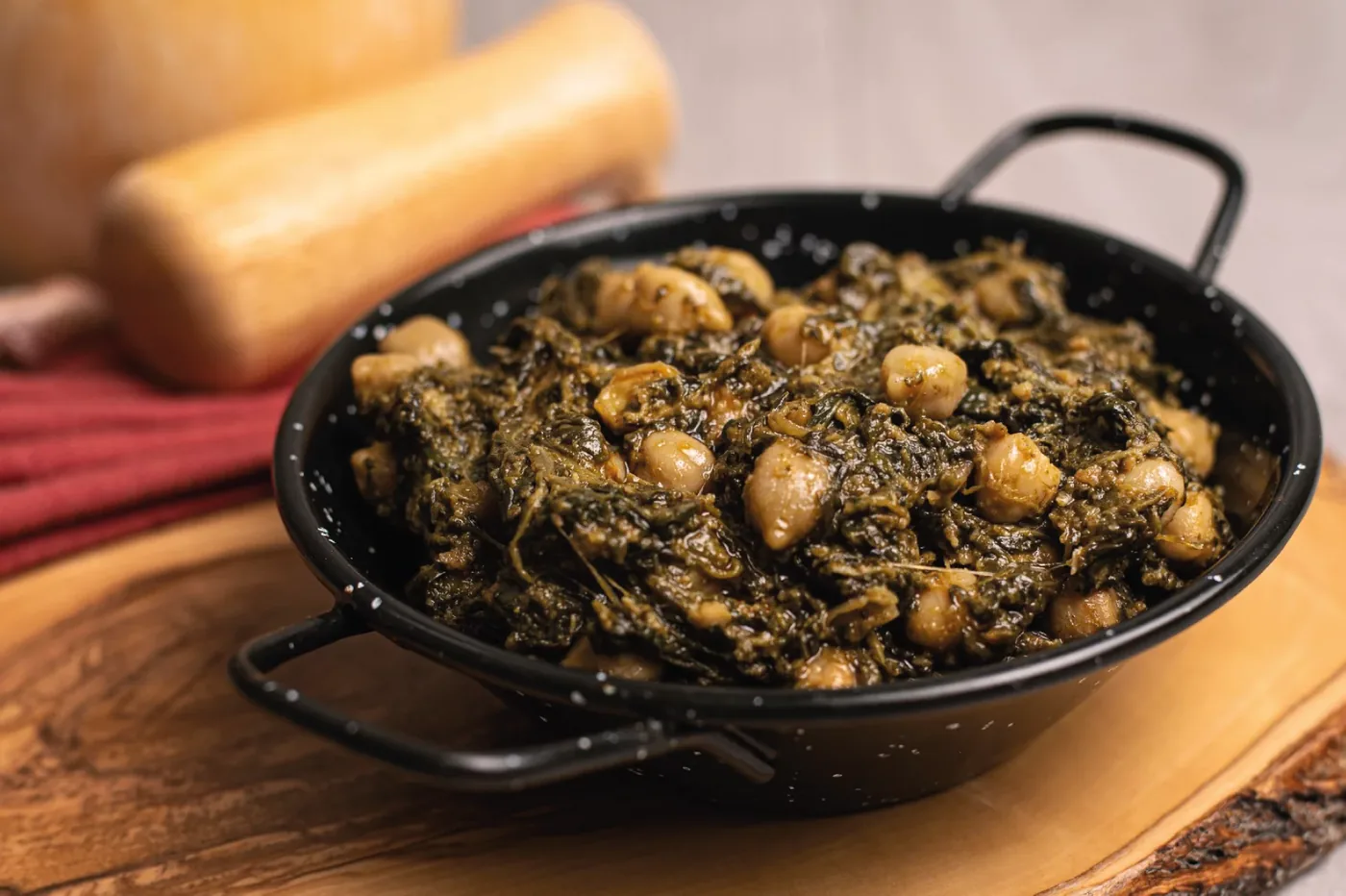 Espinacas con garbanzos